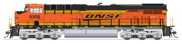 PRE-ORDER: Broadway Limited 8551 - GE ES44AC BNSF 6329 - HO Scale