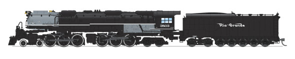 PRE-ORDER: Broadway Limited 6987 - ALCO 4-6-6-4 Challenger w/ Paragon4 Sound/DC/DCC/Smoke Denver & Rio Grande Western (D&RGW) 3803 - N Scale