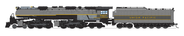 PRE-ORDER: Broadway Limited 8654 - ALCO 4-6-6-4 Challenger Union Pacific (UP) 3982 - N Scale