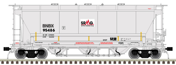 Atlas 20006833 - Trinity 3230 Pressure Differential Covered Hopper Greenbrier Managment Services (BNBX) 95475 - HO Scale