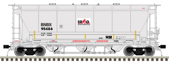 Atlas 20006835 - Trinity 3230 Pressure Differential Covered Hopper Greenbrier Managment Services (BNBX) 95490 - HO Scale