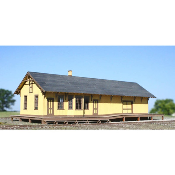 American Model Builders 141 - New Freedom Pennsylvania Depot - HO Scale Kit