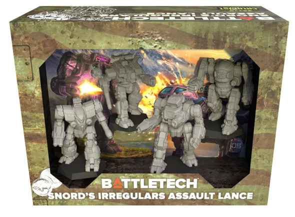 Catalyst Game Labs 35770 - Battletech - Snord's Irregulars Assault Lance  -