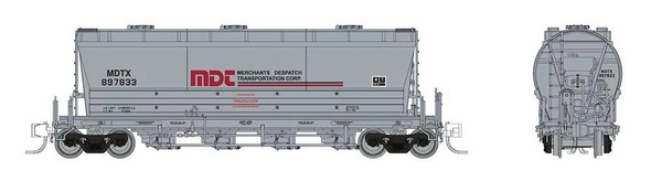 Rapido 533010A - ACF PD3500 "Flexi Flo" Covered Hopper Merchants Despatch (MDTX) 897851 - N Scale