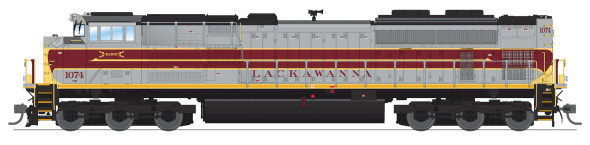 PRE-ORDER: Broadway Limited 8681 - EMD SD70ACe w/ Paragon4 Sound/DC/DCC/Smoke Norfolk Southern (NS) 1074 - HO Scale