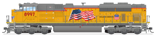 PRE-ORDER: Broadway Limited 8684 - EMD SD70ACe w/ Paragon4 Sound/DC/DCC/Smoke Union Pacific (UP) 8997 - HO Scale
