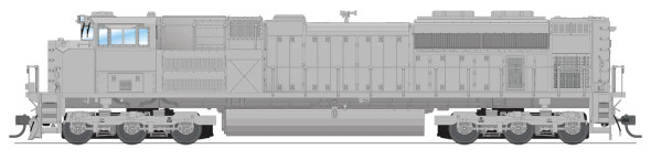 PRE-ORDER: Broadway Limited 8690 - EMD SD70ACe w/ Paragon4 Sound/DC/DCC/Smoke Unpainted, High Headlight - HO Scale