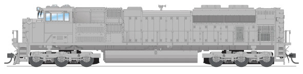 PRE-ORDER: Broadway Limited 8721 - EMD SD70ACe Unpainted, Low Headlight - HO Scale