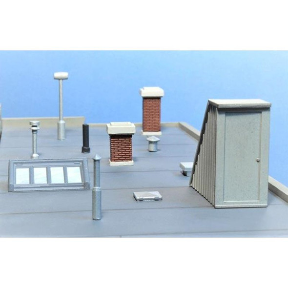 City Classics 208 - Roof Detail Set    - HO Scale Kit