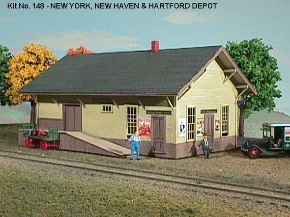 American Model Builders 148 - New Haven Depot - HO Scale Kit