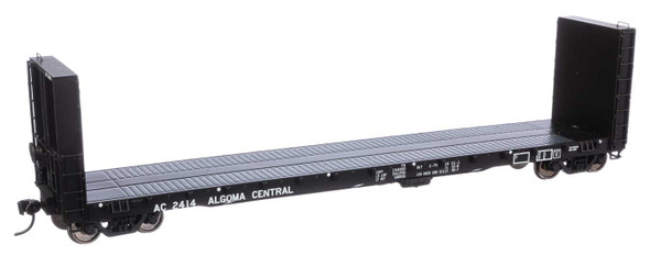 Walthers Proto 920-104339 - 50' CC&F Bulkhead Flatcar Algoma Central (AC) 2414 - HO Scale