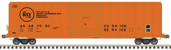 Atlas 20006199 - FMC 5077 Single Door Box Car Atlanta & St. Andrews Bay (ASAB) 7090 - HO Scale