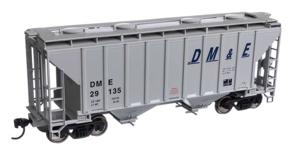 Walthers Mainline 910-7983 - 37' 2980 2-Bay Covered Hopper Dakota, Minnesota & Eastern (DME) 29135 - HO Scale