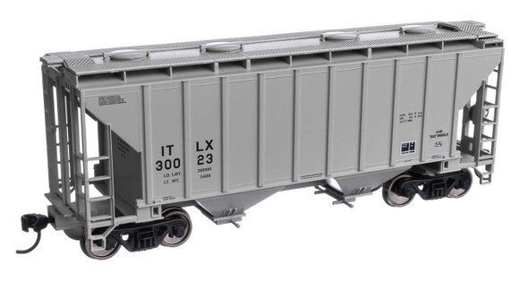 Walthers Mainline 910-7990 - 37' 2980 2-Bay Covered Hopper GE Rail Services (ITLX) 30023 - HO Scale