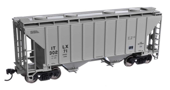 Walthers Mainline 910-7992 - 37' 2980 2-Bay Covered Hopper GE Rail Services (ITLX) 30271 - HO Scale