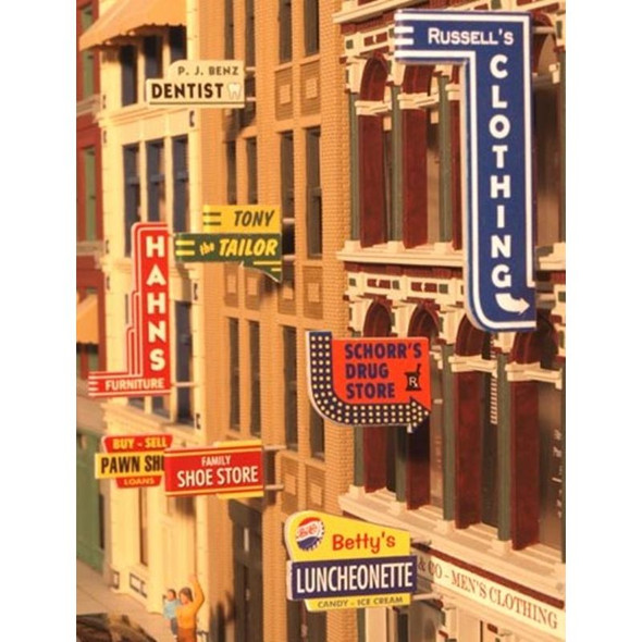 City Classics 851 - Storefront Sign Set #2    - HO Scale