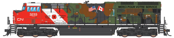 InterMountain 497109(S)-01 - GE ET44AC (Tier 4 GEVO) w/ LokSound 5 Sound & DCC Canadian National (CN) Veterans #3015 - HO Scale