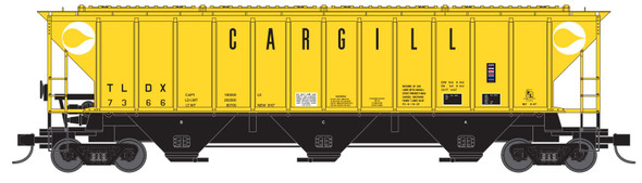 Trainworx 24455-03 - PS4427 Covered Hopper Cargill (TLDX) 7578 - N Scale