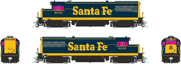 Rapido 35007 - GE U25B DC Silent Atchison, Topeka and Santa Fe (ATSF) 1612 - HO Scale