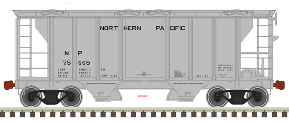 Atlas 50005906 - PS-2 Covered Hopper Northern Pacific (NP) 75400 - N Scale