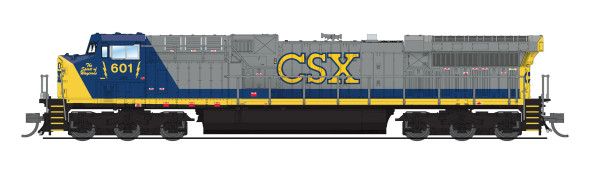 PRE-ORDER: Broadway Limited 8572 - GE AC6000CW w/ DCC and Sound CSX (CSXT) 601 - N Scale