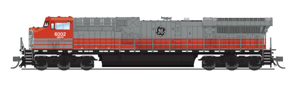 PRE-ORDER: Broadway Limited 8596 - GE AC6000CW DC Silent General Electric Demonstrator (GECX) 6002 - N Scale
