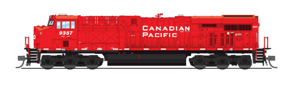 PRE-ORDER: Broadway Limited 8615 - GE ES44AC w/ DCC and Sound Canadian Pacific (CP) 9368 - N Scale