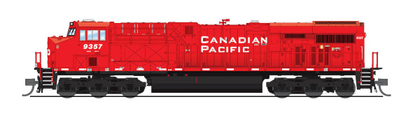 PRE-ORDER: Broadway Limited 8632 - GE ES44AC DC Silent Canadian Pacific (CP) 9357 - N Scale