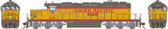 PRE-ORDER: Athearn 1225 - EMD SD40-2 DC Silent Union Pacific (UP) 8068 - HO Scale