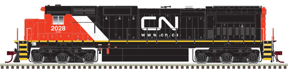 PRE-ORDER: Atlas 40005651 - GE DASH 8-40C DC Silent Canadian National (CN) 2028 - N Scale