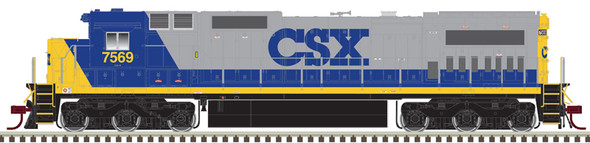 PRE-ORDER: Atlas 40005652 - GE DASH 8-40C DC Silent CSX (CSXT) 7569 - N Scale