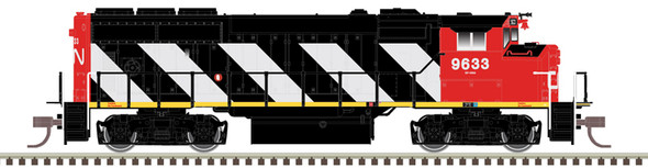 PRE-ORDER: Atlas 10004401 - EMD GP40-2W DC Silent Canadian National (CN) 9638 - HO Scale