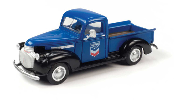 Classic Metal Works 30653 - 1941-1946 Chevrolet Pickup Truck - Standard Oil (dark blue, black)  - HO Scale