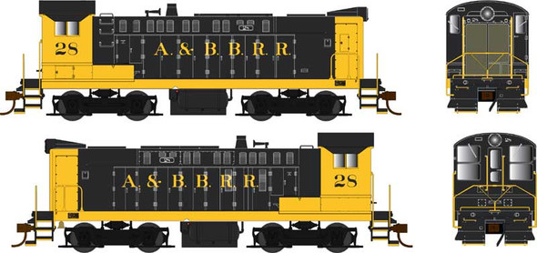 PRE-ORDER: Bowser 25472 - Baldwin S-12 w/ DCC and Sound Akron & Barberton Belt (ABB) 28 - HO Scale