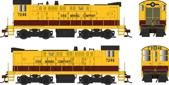 PRE-ORDER: Bowser 25477 - Baldwin S-12 w/ DCC and Sound Cliffs Erie Railroad (LTVX) 7246 - HO Scale