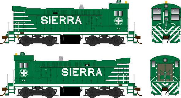 PRE-ORDER: Bowser 25486 - Baldwin S-12 DC Silent Sierra Northern Railway (SERA) 44 - HO Scale