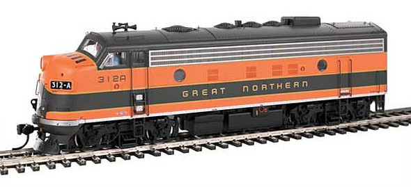 Walthers Proto 920-40932 - EMD F7A-B Set - LokSound 5 Sound w/ DCC and Sound Great Northern (GN) 312A, 312B - HO Scale