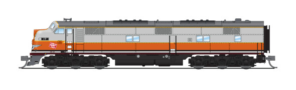 PRE-ORDER: Broadway Limited 8795 - EMD E7A DC Silent Milwaukee Road (MILW) 19B - N Scale