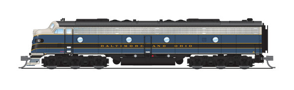 PRE-ORDER: Broadway Limited 8814 - EMD E8A w/ DCC and Sound Baltimore & Ohio (B&O) 94A - N Scale