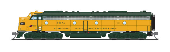 PRE-ORDER: Broadway Limited 8818 - EMD E8A w/ DCC and Sound Chicago & Northwestern (CNW) 5027A - N Scale