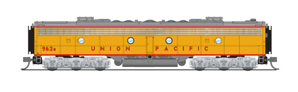 PRE-ORDER: Broadway Limited 8855 - EMD E9B DC Silent Union Pacific (UP) 970B - N Scale