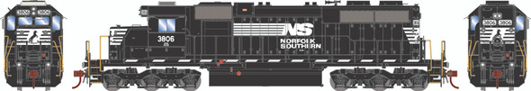 PRE-ORDER: Athearn 1432 - EMD SD38 DC Silent Norfolk Southern (NS) 3806 - HO Scale