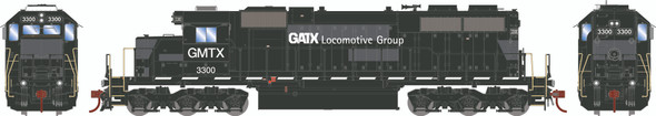 PRE-ORDER: Athearn 1434 - EMD SD38 DC Silent GATX Rail Locomotive Group (GMTX) 3300 - HO Scale
