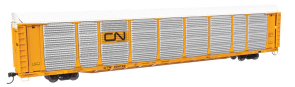 Walthers Proto 920-101508 - 89' Thrall Bi-Level Auto Rack Canadian National (CN) GTW 504100 - HO Scale