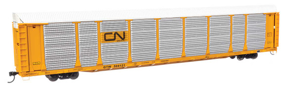 Walthers Proto 920-101510 - 89' Thrall Bi-Level Auto Rack Canadian National (CN) GTW 504121 - HO Scale