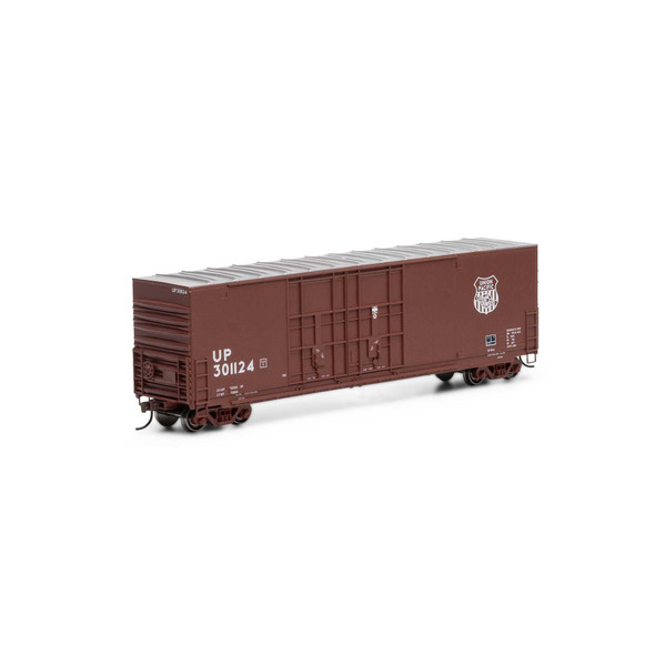 Athearn 88195 - 50' High Cube Double Plug Door Box Car Union Pacific (UP) 301124 - HO Scale