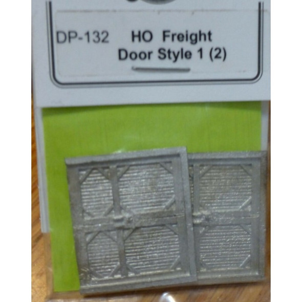 Durango Press 132 - Freight Door Style 1 (2)    - HO Scale Kit