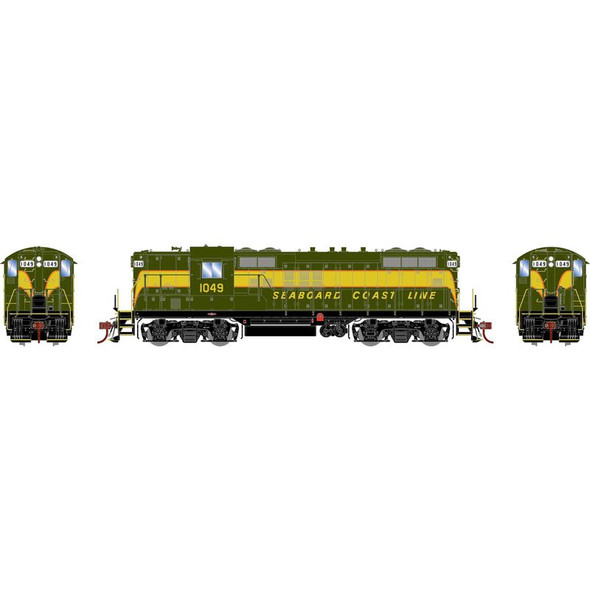 Athearn Genesis 82364 - EMD GP9 w/ DCC and Sound Seaboard Coast Line (SCL) 1049 - HO Scale