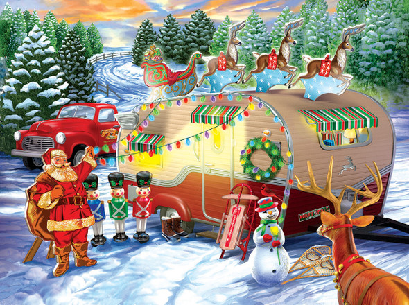 SunsOut 31709 - Christmas Campers Jigsaw Puzzle  -