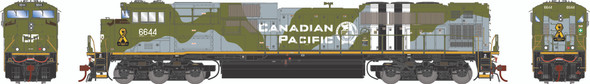 PRE-ORDER: Athearn Genesis 1146 - EMD SD70ACu DC Silent Canadian Pacific (CP) 6644 - HO Scale